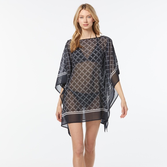 MICHAEL KORS Empire Logo Caftan Swimsuit Cover Up NWT - Picture 1 of 2
